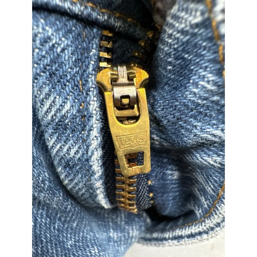 Vintage 80s Levi's Orange Tab USA Made Straight Leg Jeans 42x31